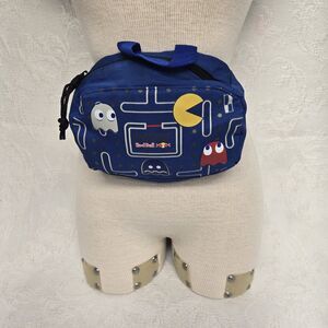 Namco Pacman Redbull Blue Fanny Pack Gamer Sports Energy Drink Racing Bum Bag
